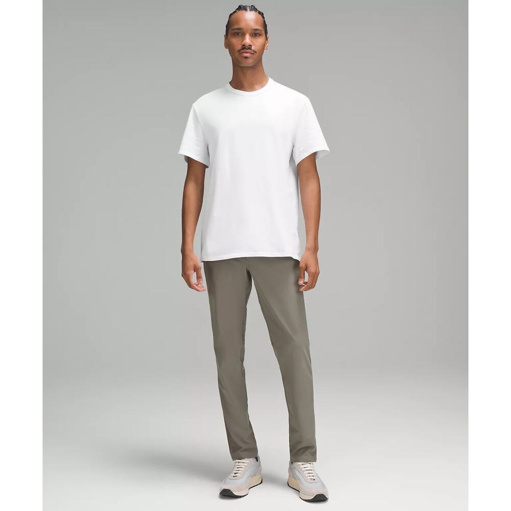 Lululemon White Cotton Jersey Men’s T-shirt Size Large